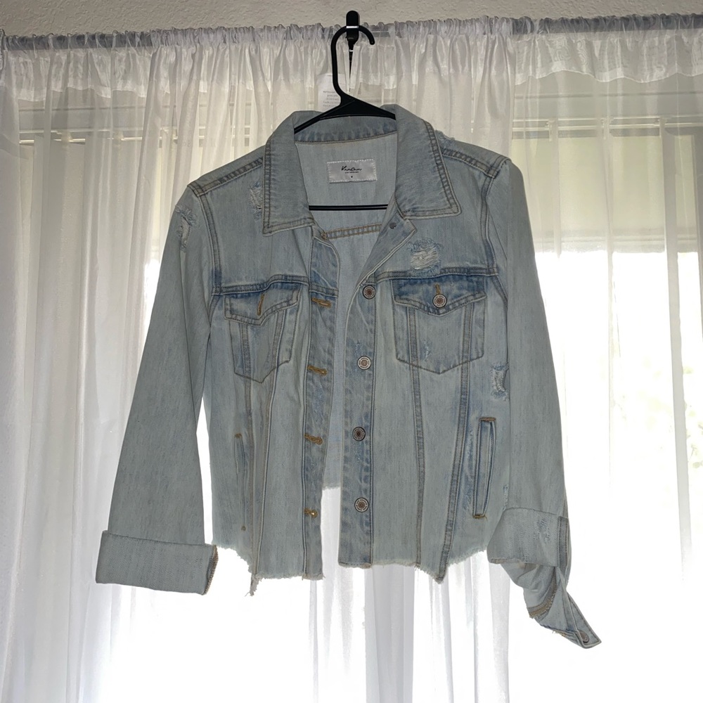 kancan jean jacket - cropped